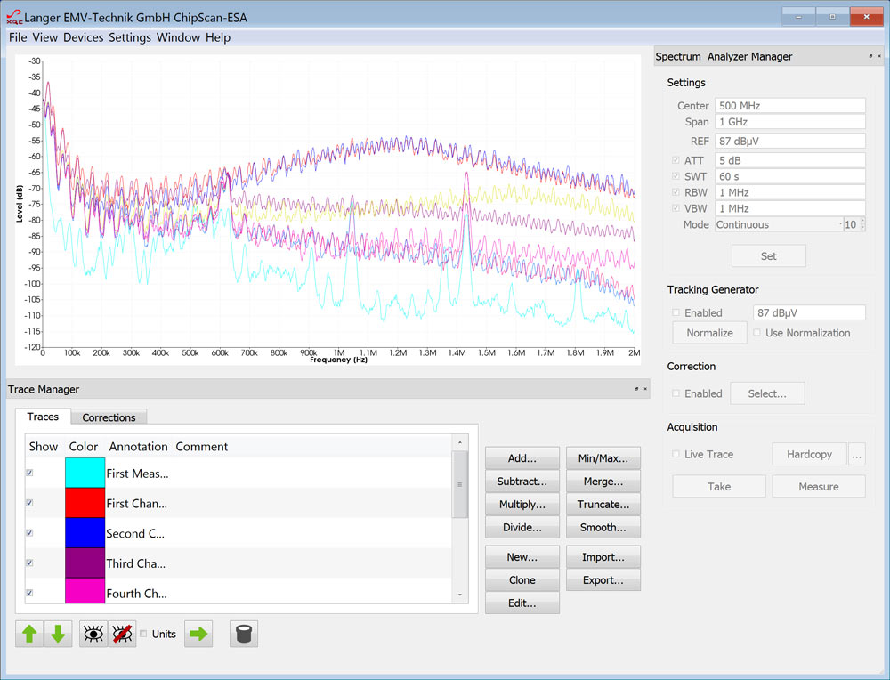 CS-ESA set, ChipScan-ESA Software / USB