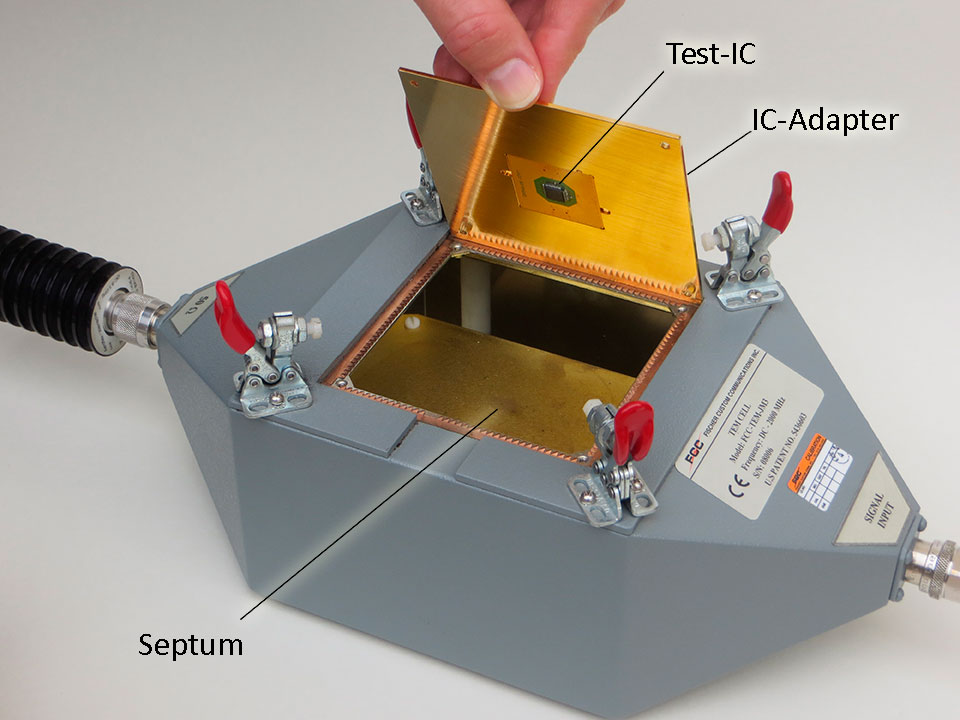 TEM-Zelle mit Test-IC