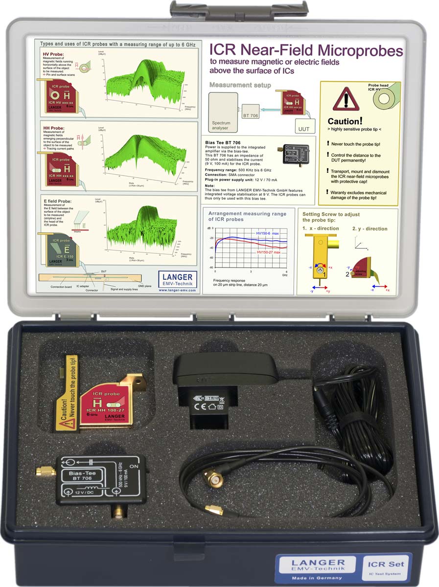 ICR HH100-27 set, Near-Field Microprobe 1.5 MHz - 6 GHz