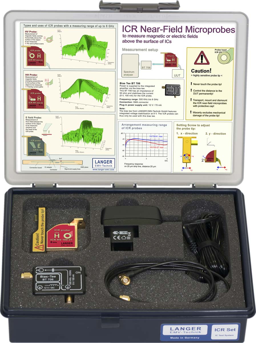 ICR HV100-27 set, Nahfeldmikrosonde 1,5 MHz - 6 GHz