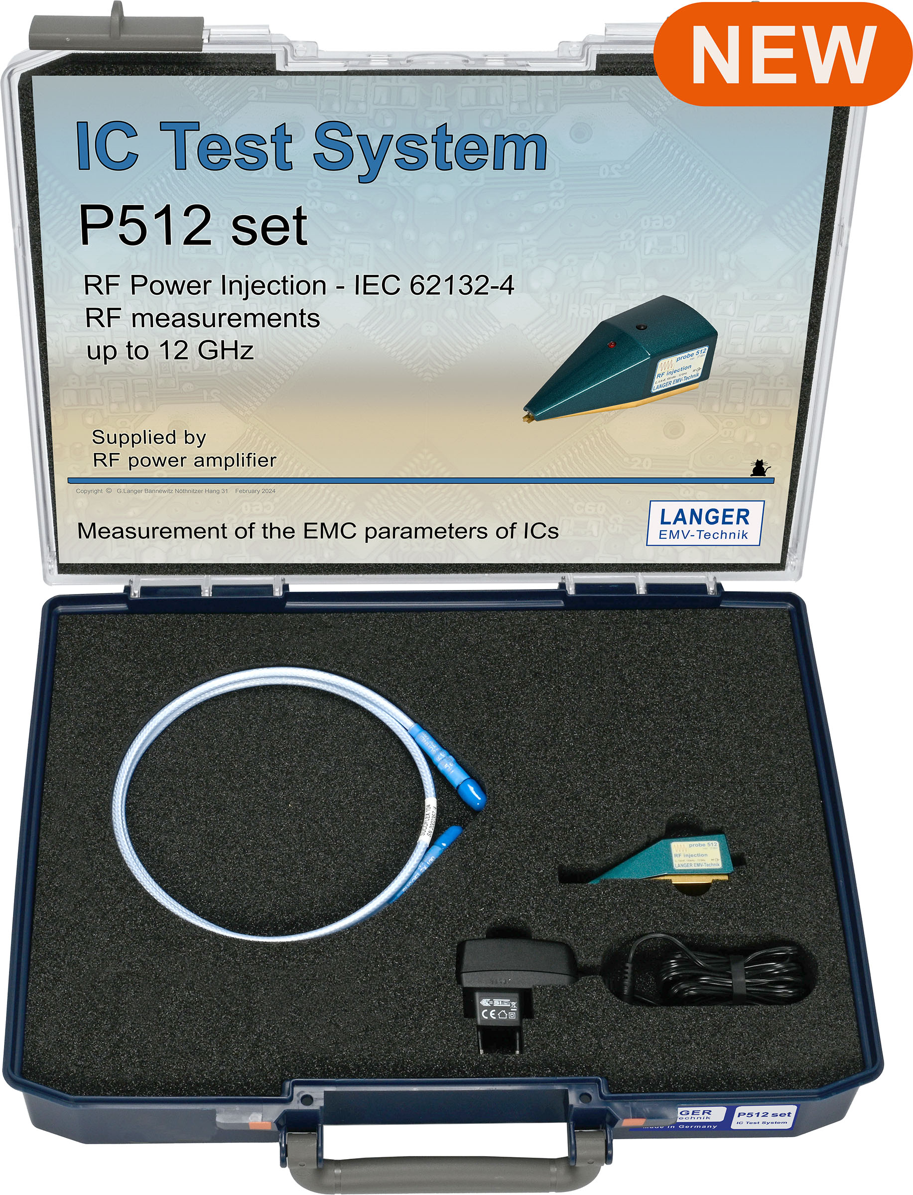 Langer EMV - P512 set, RF Power Injection and Measurement IEC 62132-4 ...