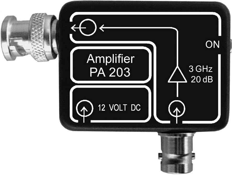 PA 203 BNC, Preamplifier 100 kHz up to 3 GHz