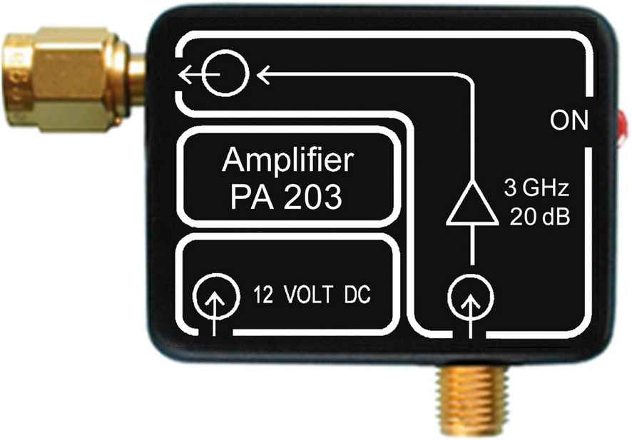 PA 203 SMA, Preamplifier 100 kHz to 3 GHz