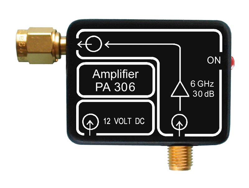 PA 306 SMA, Preamplifier 100 kHz up to 6 GHz
